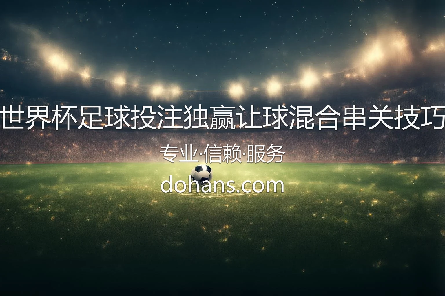 世界杯足球投注独赢让球混合串关技巧